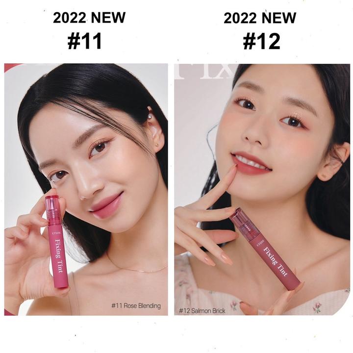 Immagine prodotto Etude House House Fixing Tint 11 Rose Blending Long Lasting High Pigmented Liquid Lipstick Waterproof Lightweigh (11 Miscelazione di rose)
