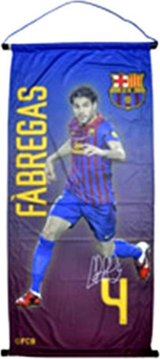 FC Barcelona Wimpel Fähnchen mit Cesc Fabregas Design (100% Polyester)