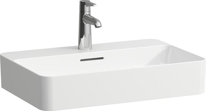 Produktbild Laufen VAL Waschtisch-Schale, 3 Hahnlöcher, mit Überlauf, 600x400mm, H812285 (590 mm, 600 mm)