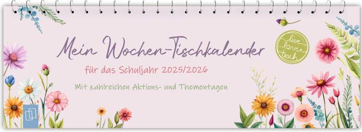 Image du produit Mon agenda hebdomadaire pour l'année scolaire 2025/2026 (30,5 x 10,5 cm, Allemand)