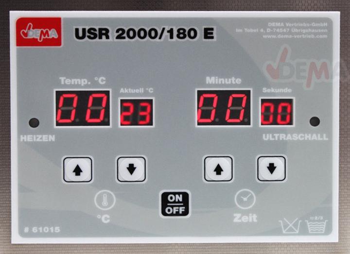 Produktbild Dema Ultraschallreiniger UR mit Heizung 2l (40 kHz, 2000 ml)