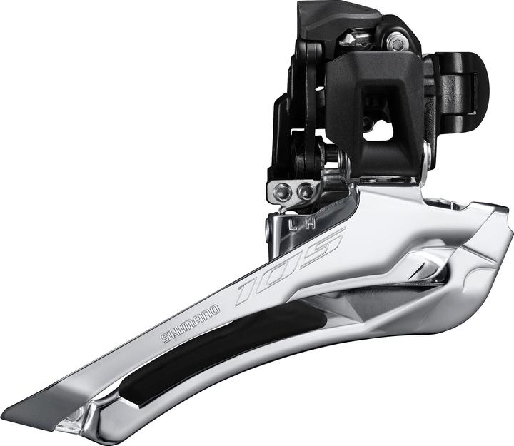 Productafbeelding Shimano voorderailleur 105 FD-R7100 2x12 Down Swing 61-66° klem (31,8/28,6 mm)