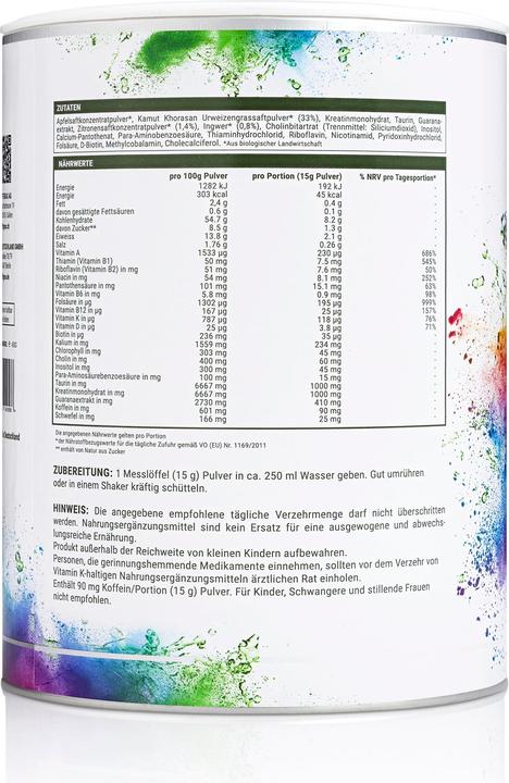 Produktbild Kraftgras Greenpowder Times (1 Stück, Pulver, 450 g)