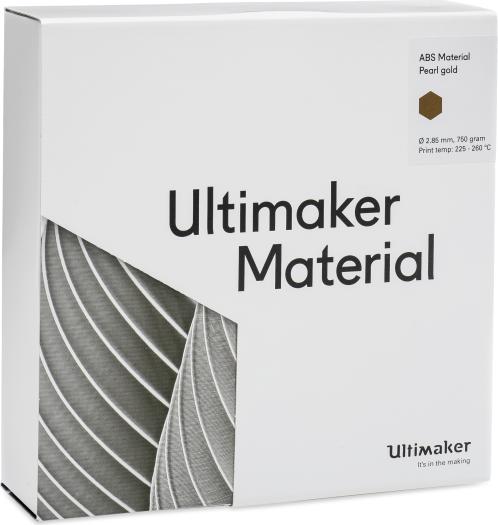 Actual product image Ultimaker Abs (ABS, 2.85 mm, 750 g, Gold)