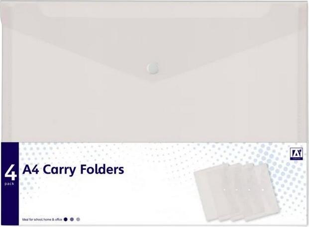 Actual product image Anker Stationery A4 File Folder (Pack of 4) (A4, 4 Piece)