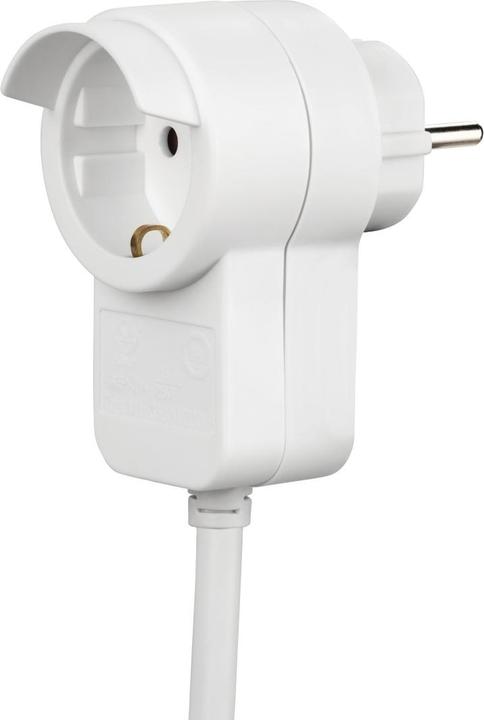 Actual product image Hama Protective contact extension cable Powerplug additional socket, 3.0 m, white (3 m)