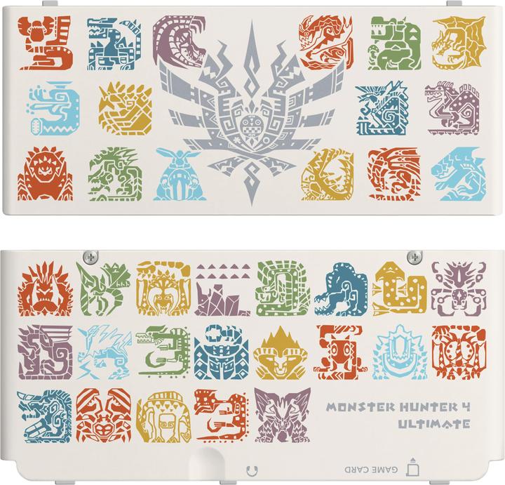 Produktbild Nintendo New 3DS Cover Monster Hunter 4 Ultimate Weiss (3DS)