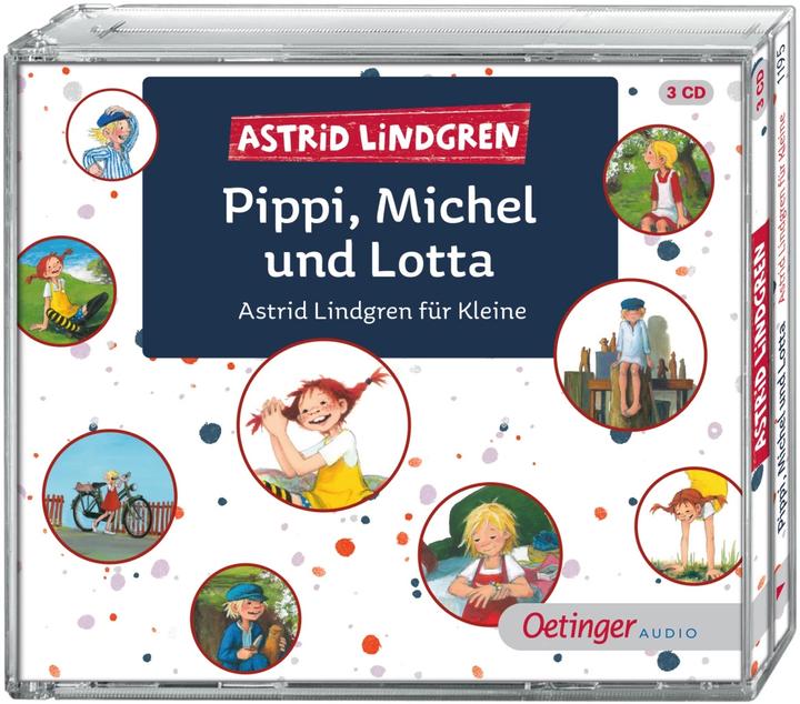Actual product image Pippi, Michel and Lotta (Astrid Lindgren, Katrin Angel King, Kay Poppe, Ursula Illert, Frank Gustavus, Peter fights, Thyra Dohrenburg, Anna-Liese Kornitzky, Cäcilie Heinig, Charles Kurt Peters, German)