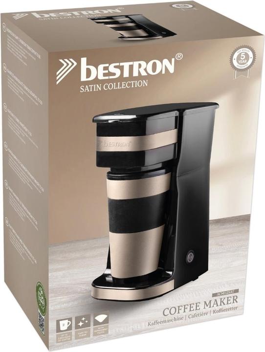 Image du produit Bestron Singgle-Tasse Machine à café filtre, Satin