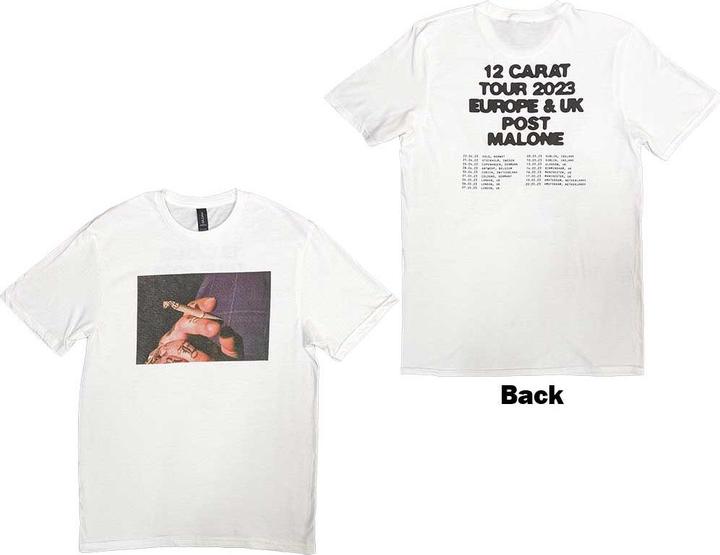 Post Malone Burn It Down 2023 Tour Dates Back Print