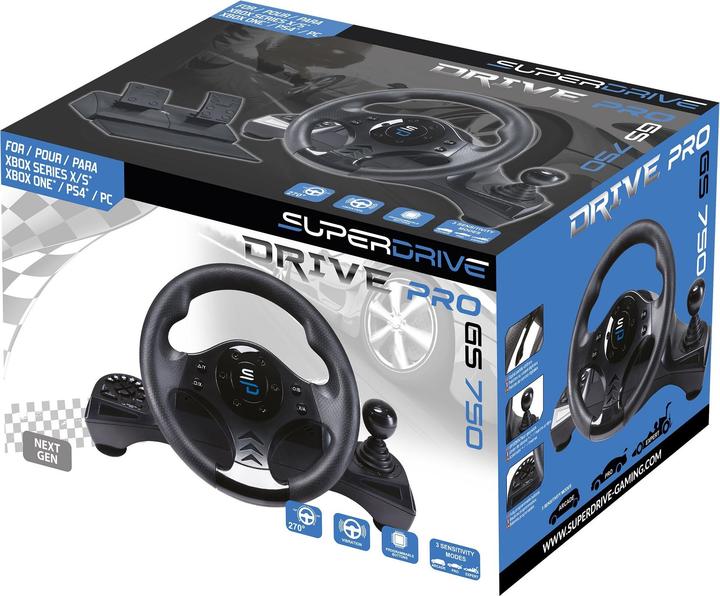 Produktbild Subsonic Superdrive GS750 Drive pro (Xbox Series S, PS4, Xbox One S, Xbox One X, Xbox Series X)
