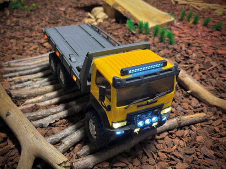 Actual product image Absima Hobby Plus RC CR-18P "Tow Truck ARKTOS 6x6" 1/18 yellow RTR