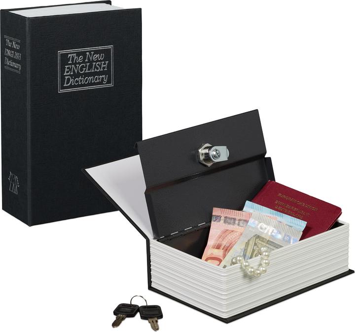 Actual product image Relaxdays Book safe