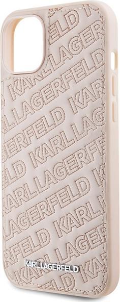 Produktbild Karl Lagerfeld KLHCP15MPQKPMP iPhone 15 Plus 6.7" różowy/pink hardcase Quilted K Pattern (Apple iPhone 15 Plus)