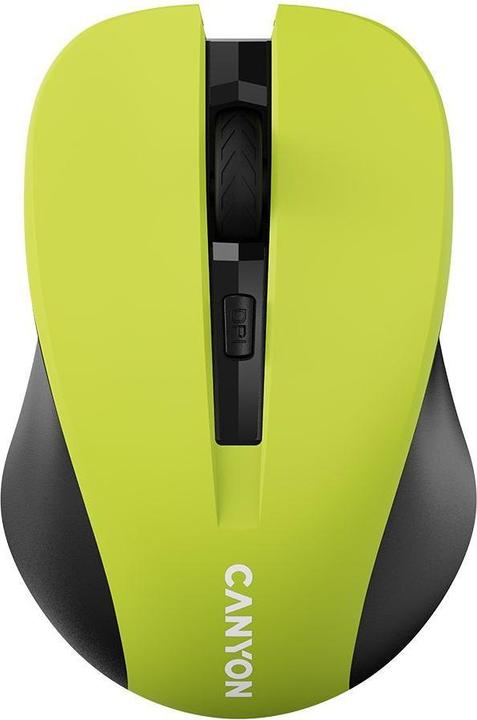Actual product image Canyon MW-1, Wireless optical mouse USB, 800/1000/1200 dpi, yellow (Wireless)