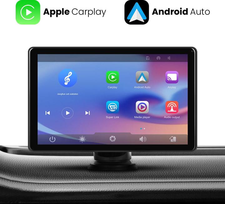Avizar 8" CarPlay IPS Touchscreen mit GPS (Android Auto, Apple Carplay)