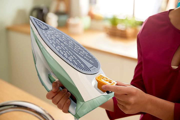 Produktbild Philips 7000 series DST7012/70 iron Steam iron SteamGlide Plus soleplate Green, Grey (2600 W, 220 g/min)