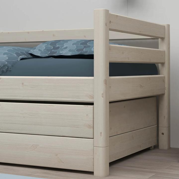 Produktbild Flexa Bett mit Ausziehbett und 2 Schubkasten (90 x 200 cm)