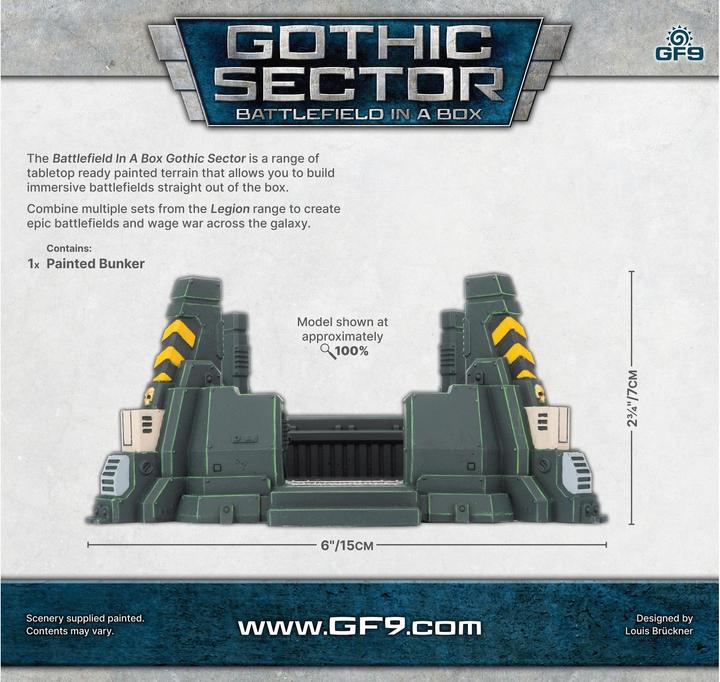 Produktbild Gale Force Nine Gothic Sector: Legion Bunker (x1)