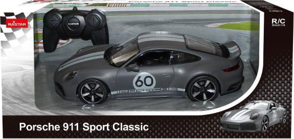 Immagine prodotto Rastar Porsche 911 Sport Classic Grigio R/C 1:16 (94900)