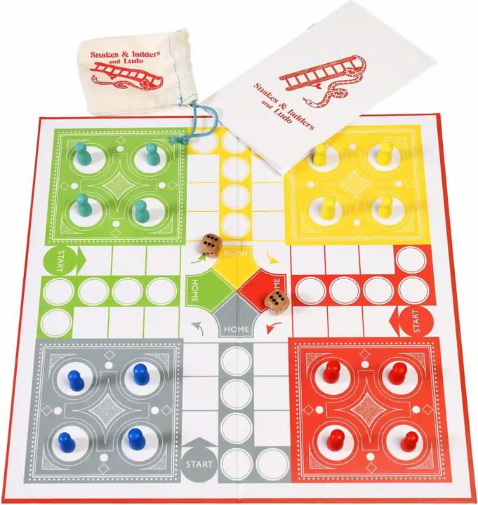 Produktbild Rex London doppelseitige brettspiele ludo und schlangen und leitern