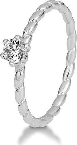 Produktbild Breuning Verlobungsring Twisted (55, 750/18 K Gold)