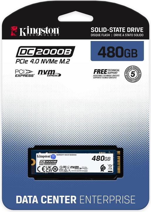Immagine prodotto Kingston DC2000B (480 GB, M.2 2280)
