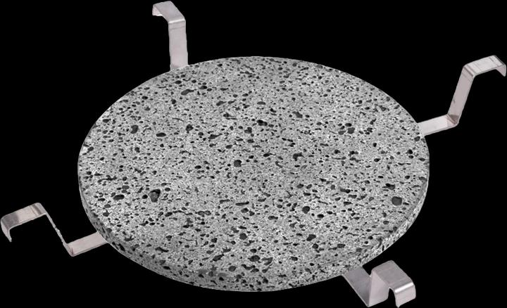 Actual product image BBQ Master Lava stone round with holder XL / XL Pro