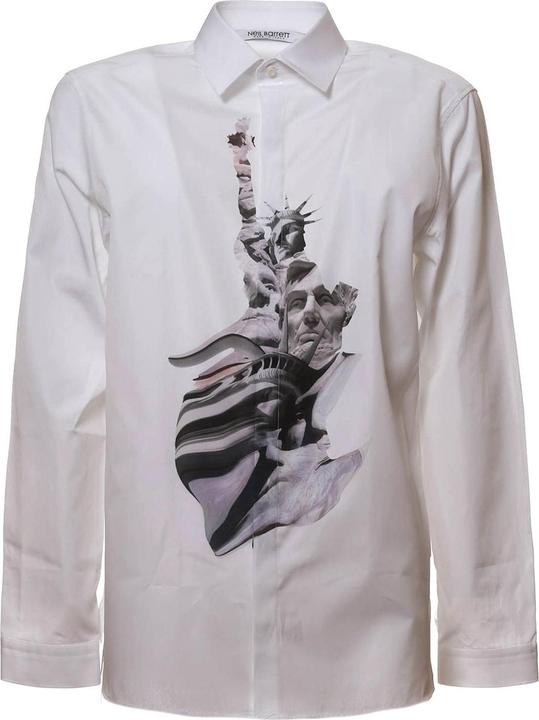 Neil Barrett State Of Liberty Cotton Shirt (39)