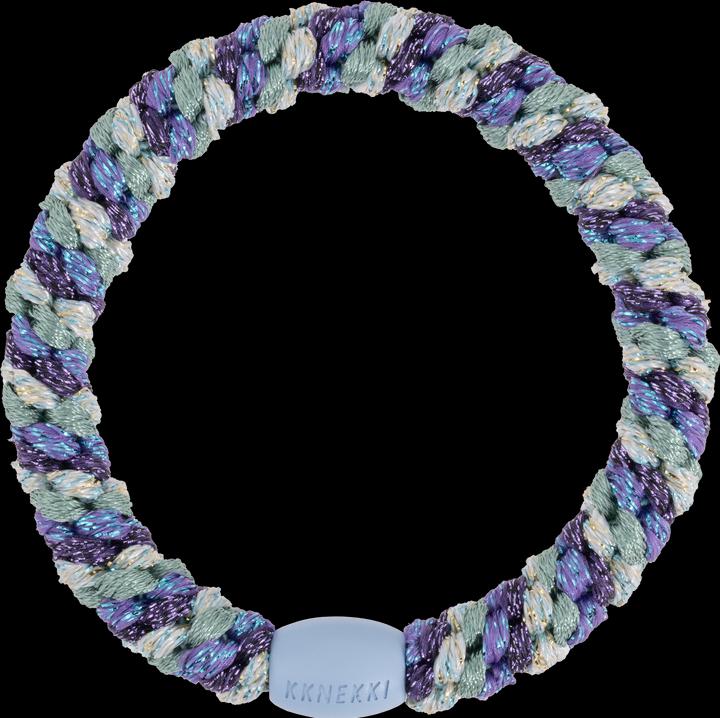 Produktbild Kknekki Haargummi Single Mix Purple Faded Green Glitter (Haargummi)