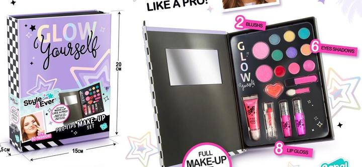 Actual product image Canal Toys Style 4 Ever OFG 311- Professional make-up set for children, make-up palette, washable make-up
