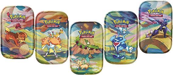 Produktbild Pokémon Farbenfrohes Paldea Mini Tin (Französisch, Booster Pack)