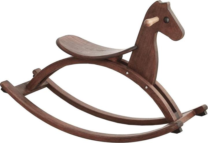Image du produit Hermex Cheval à bascule Cheval en bois Jouet pour enfants Cheval en bois