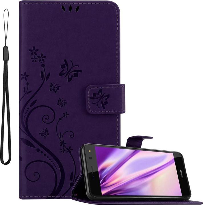 Immagine prodotto Cadorabo Copertina del libro di fiori (Huawei Y6 (2017), Huawei Y5 (2017))