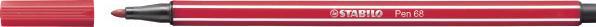 Productafbeelding STABILO Pen 68 Premium viltstift (Donkerrood, 1 x)