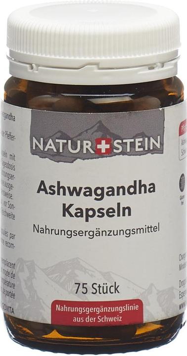 Produktbild Naturstein Ashwagandha (75 Stück, Kapseln, 170 g)