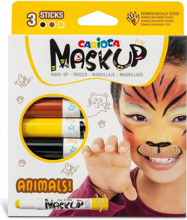 Produktbild Carioca Mack-Up Animals Box 3 Stück, Gelb