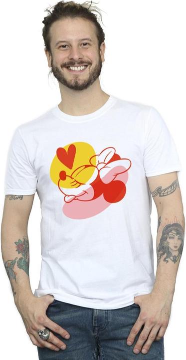 Immagine prodotto Disney Minnie Mouse Tongue Heart Maglietta Uomo (XL)