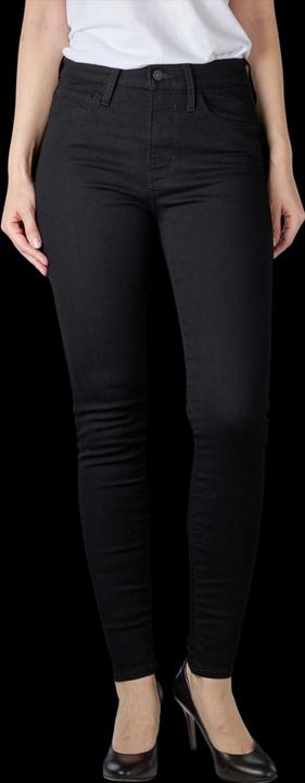 Levis 720 Jeans High Rise Super Skinny black squared