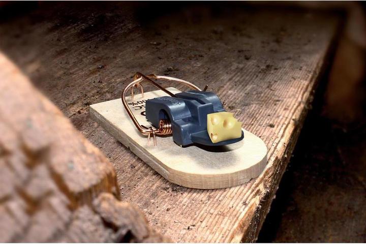 Produktbild Super Cat Holz-Mausefalle Set
