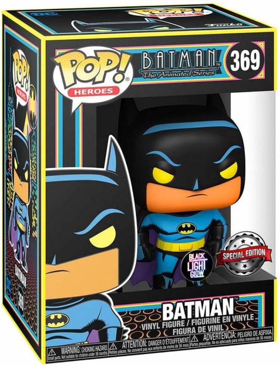 Actual product image Funko Pop! Dc Comics Black Light : Batman (y3) (369)