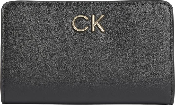 Calvin Klein Damen Geldbeutel Re-Lock Bifold French Wallet Gross, Schwarz (Ck Black), Einheitsgrösse