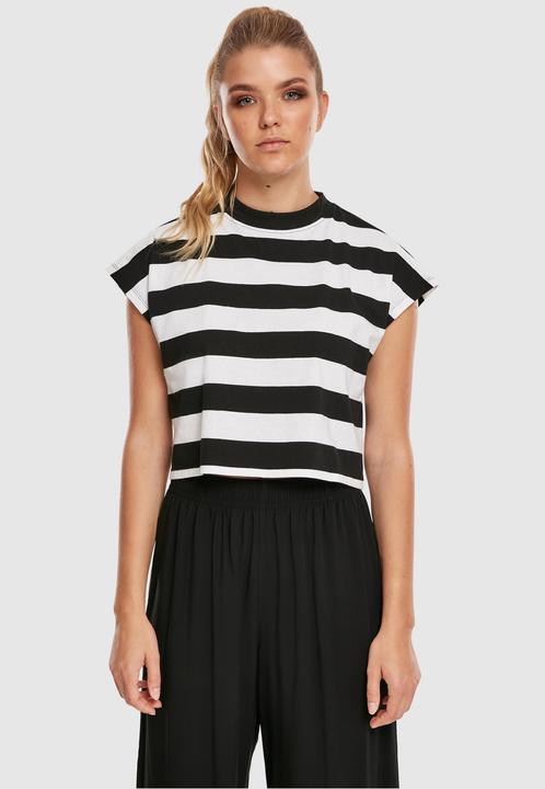 Produktbild Urban Classics Ladies Stripe Short Tee (S)