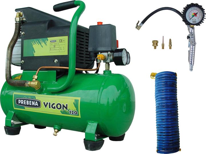 Actual product image Prebena Air compressor VIGON 120 (8 bar, 12 l)