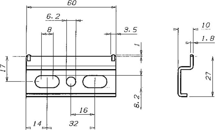 Produktbild Camar Aufhängeschienen (1 Stk.)