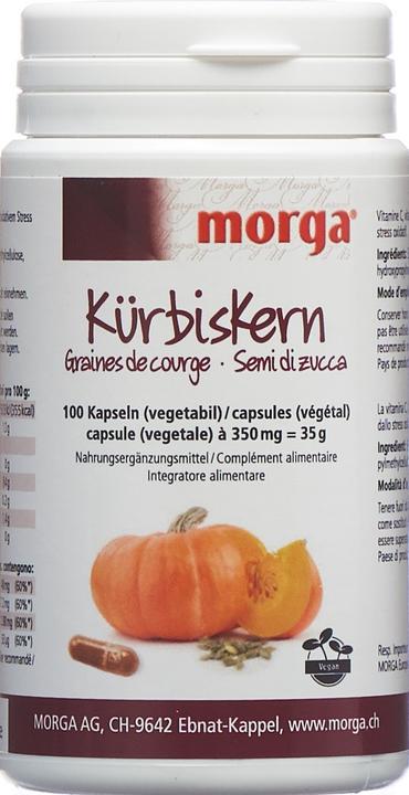 Produktbild Morga Kürbiskernkapseln (100 Stück, Kapseln, 35 g)