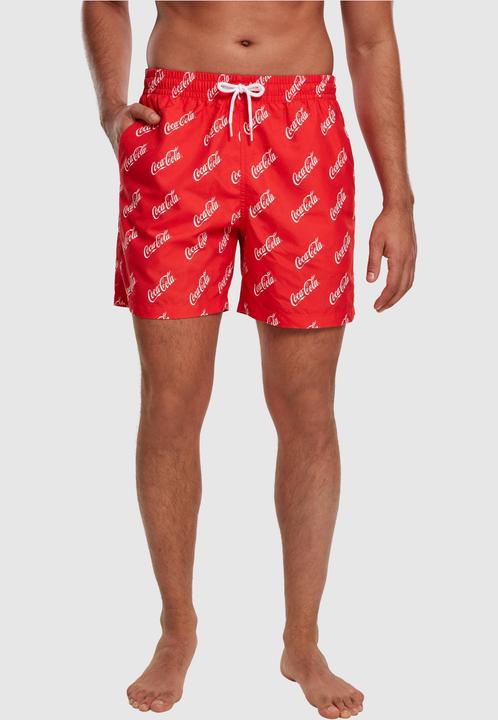 Produktbild Mister Tee Coca Cola Logo AOP Swimshorts (S)