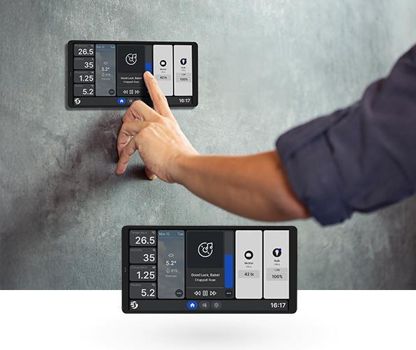 Produktbild Shelly Wall Display X2 Black + Blu H&T Black