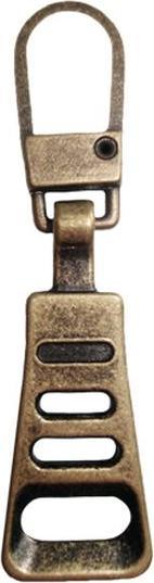 Produktbild YKK Griffplatte brüniert Trapez