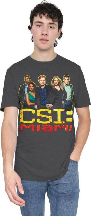 Actual product image CSI: Miami Unisex Adult Cast T-Shirt (L)